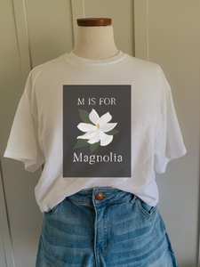 M is for Magnolia Tee